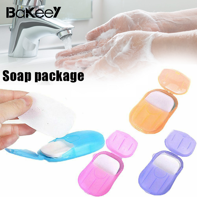 Bakeey-20Pcs-Mini-Portable-Outdoor-Disposable-Hand-Washing-Soap-Paper-with-Cute-Soap-Box-Cleaning-Su-1657810-1